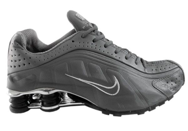 Shox R4 - Chumbo e Preto Cromado
